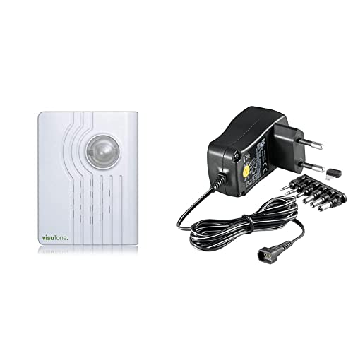 Humantechnik, visuTone &amp; Goobay 3-12V Universal-Netzteil mit max. 12W / 1000mA inkl. 6 Adapterstecker DC