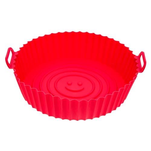 VINTORKY Tapete de Silicona para Freidora de Aire Accesorio de Cocina Antiadherente y Reutilizable para Mantener la Integridad de Alimentos y Prolongar de Freidora