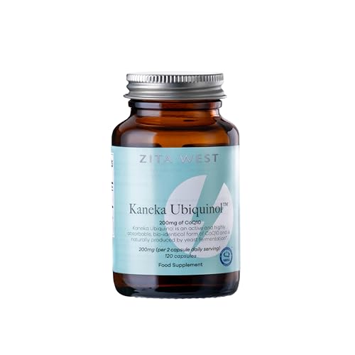 Zita West Kaneka Ubiquinol 200mg (from 2 Capsules) - Premium CoQ10 Supplement for Fertility Energy & Overall Health - 120 Capsules (2 Month Supply)
