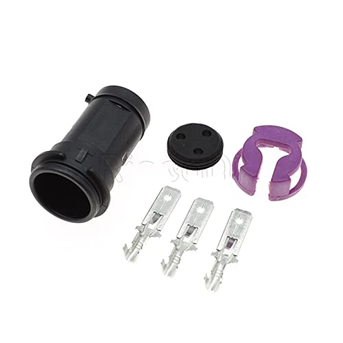 Conector impermeable 3 pin macho redondo 813 971 987 para cables de coche