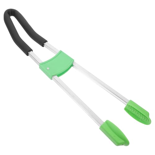Toddmomy Pinza para Basura De Aluminio Multifuncional Mango Largo para Limpieza Exterior Recogedor Ergonómico Antideslizante para Adultos y Personas Mayores