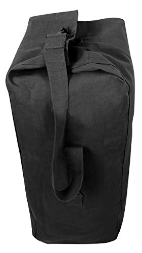 3499 BLACK TOP LOAD CANVAS DUFFLE BAGS 30 x 50