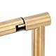 Toilettenpapierhalter, Papierhandtuchhalter, Starke Tragfähigkeit, Wandmontage, 304 Edelstahl, Rostbeständig, Platzsparend für die Küche (Gebürstetes Gold)