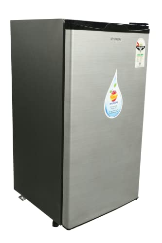 Image of HYUNDAI 92 L Direct-Cool Single Door Mini Refrigerator Appliance (Silky Grey)