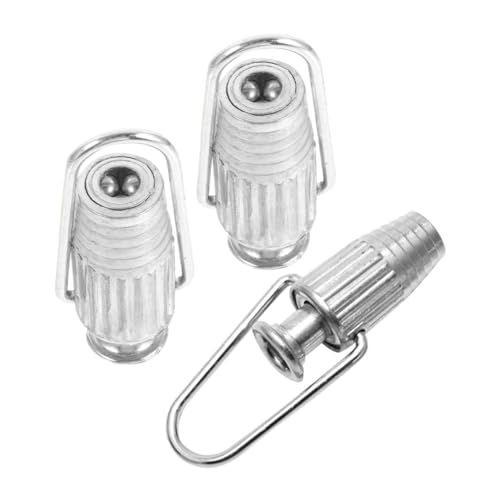 MAGICLULU 3pcs Aluminum Clothesline Tightener for Outdoor Use Metal Rope Tensioner Heavy Duty Grips for Fixing Clothes Lines