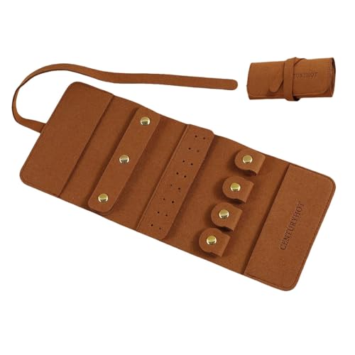 Générique Schmuckrollen, tragbarer Organizer für Reisen, 24 x 9,94 cm, große Kapazität, Schmuckaufbewahrung, Lösung für Ohrringe, Armbänder, Ringe, University Dormitory, Outings und Reisen