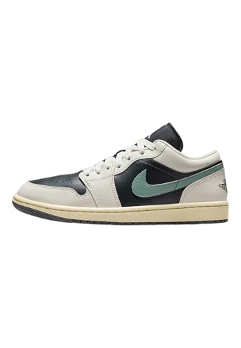 NIKE Jordan Women's 1 Low Anthracite/Jade Smoke-Sail (DC0774 001) - 10