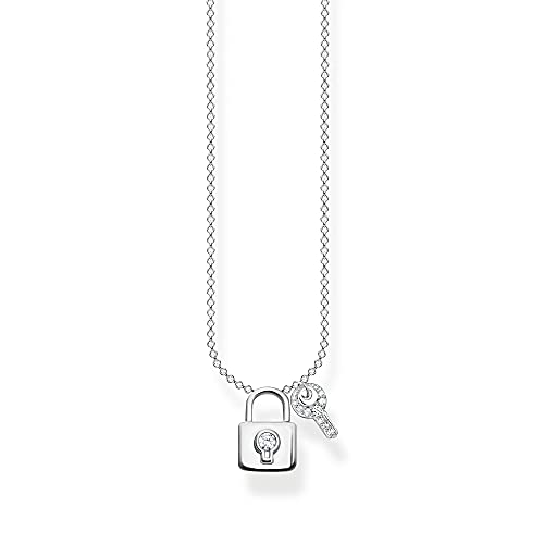 Thomas Sabo Chaîne cadenas avec clé argent Argent Sterling 925