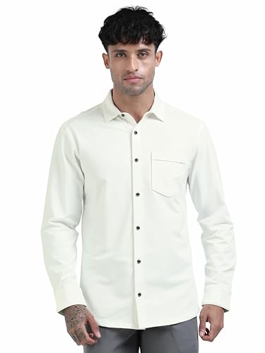 Image of STELLERS Premium Cotton Formal Shirt | Stretchable | Wrinkle Free | Quick Dry | Feather Touch Feel