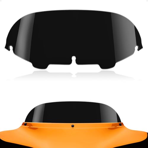 Image of PBYMT 7 inch Windshield Windscreen 96-13 Compatible for Harley Davidson Touring Street Glide Electra Glide FLHT FLHTCU Ultra Classic Glide FLHX FLHTK Tri Glide 1996-2013, Black
