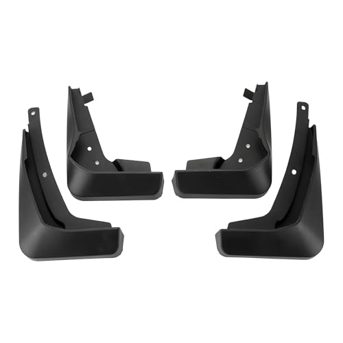 Image of X AUTOHAUX 1set Front and Rear Mud Flaps Splash Guards Mud Guards for Audi A3 Hatchback Sport 2016-2019 W /Mount Accessories