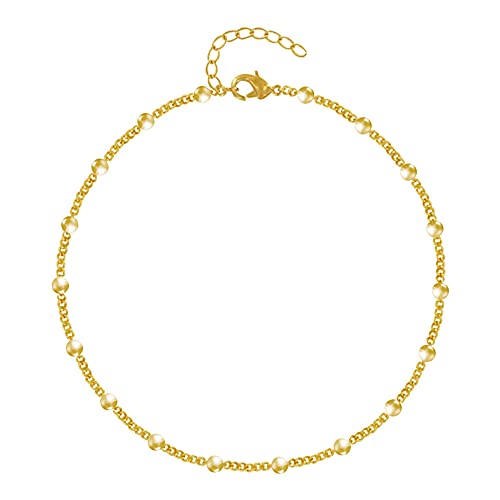 LES POULETTES BIJOUX - Bracelet Plaqué Or et Petites Billes Cover