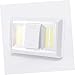 TOBBOMEY 4pcs Magnetic Wall Light for Wardrobe Battery Mode Easy Install Practical Lighting Tool for Home Light Durable Design for Hallway and Closet