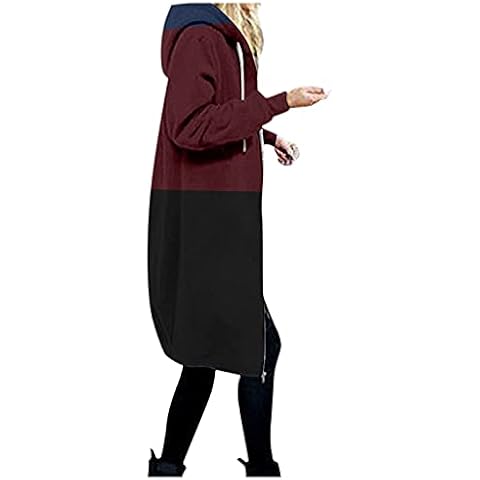 SHOBDW Women's Casual Long Sleeve Hooded Coat Cover