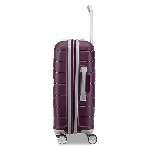 samsonite freeform 2-piece luggage set - carry-on amp large checked luggage with dual spinner wheels - durable polypropylene hardshell - tsa lock airline-approved