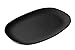 Bon Chef 2038BLK Aluminum Oblong Platter, 12-1/8" Length x 8-5/16" Width, Black (Pack of 6)