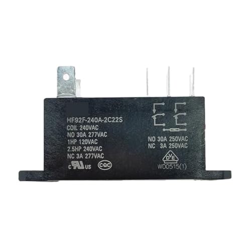 Relay HF92F-240A-2C22F à 8 broches pour circuits électriques industriels - 2