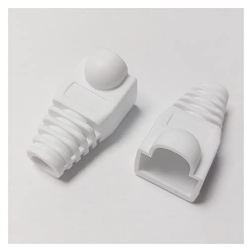 Capuchon RJ45 blanc pour protection de connecteur de câble réseau Ethernet CAT6 CAT5e Lot de 20