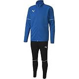 Puma Kinder teamGOAL Tracksuit Core Jr Trainingsanzug, Electric Blue Lemonade Black, 140
