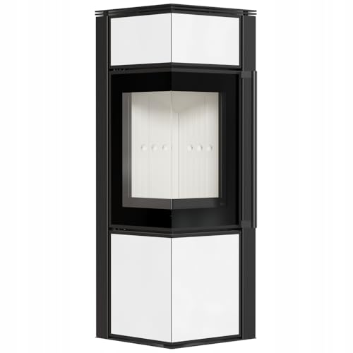 KRATKI Kaminofen aus Stahl 8 kW Ø150 mm TORA/S - Schwedenofen mit Doppelverglasung Clean Glass - TERMOTEC, Ecodesign & BImSchV 2