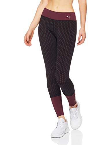 Preisvergleich Produktbild PUMA Damen Tights Luxe Mesh, Fig / Puma Black, XL, 517083