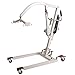 Hi-Fortune Electric Patient Lift Hydraulic Portable Lift with Full Mesh Sling, Base Width Adjustment and Ratable Cradle, 400 lbs Safe Working Load