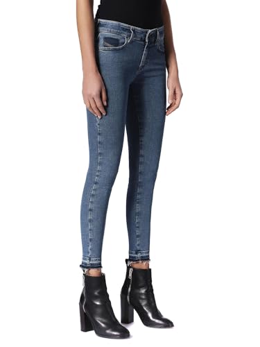 Jean Diesel Slandy-Ankle 0699I coupe droite ajustée et stretch pour femme