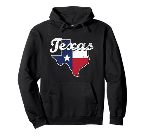 Retro Texas TX vintage state flag Pullover Hoodie