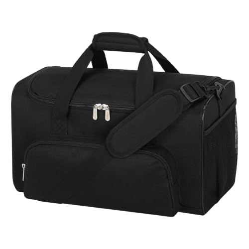Image of ZZY 25L Small Gym Duffle Bag, 17 inch, Black