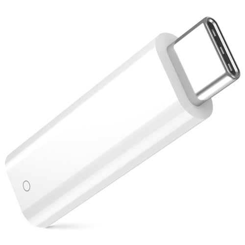 USB C to Pencil 1st Gen Adapter for iPad 10th Generation Male USB-C to Female Charging Adapters Bluetooth Pairing for iPad 10th Pencil Charging Connector for Apple Pencil 1st Generation