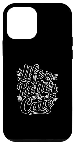 Life Is Better With Cats �X�}�z�P�[�X iPhone 12 mini �p