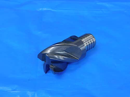 44182 High-Speed Center Cut Square End Mill, Solid Carbide, 5/16 in Dia Cutter, 13/16 in Length of Cut, 5 Flutes, 5/16 in Dia Shank, 2-1/2 in Oal, Aplus, (Pack of 1)