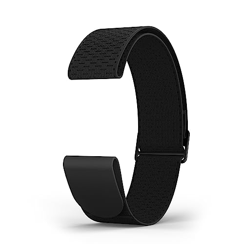 MOOFIT RA1 Heart Rate Monitor Replacement Armband Strap 24.5mm, Arm Belt Replacement Adjustable up to 400mm, Black, Compatible with Scosche, Polar, Wahoo, COOSPO, CATEYE, XOSS by moofit - Used condition - US$6.50