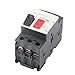 Motor Circuit Breaker Overload Short Circuit Protector, 35mm Rail Mount Motor Circuit Breaker AC690V, Easy Installation, Wide Applications, Motor Circuit Breaker for Motor