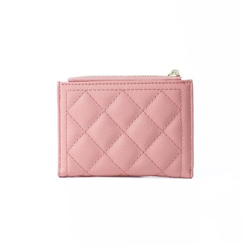 1pc Women's Wallet Short Minimalist Card Bag Summer Pink Zipper Coin Purse3