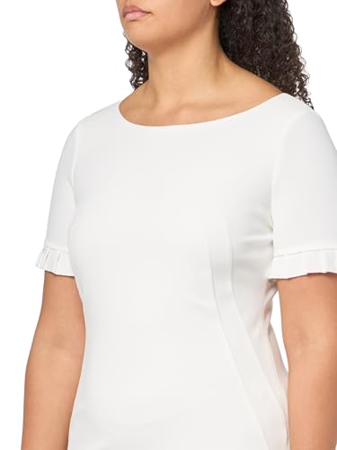 Image of Tommy Hilfiger Women's Pleated Short Sleeve Scuba Dress