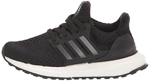 adidas Tênis de corrida infantil unissex Ultraboost 5.0 Alphaskin, Preto/Preto/Verde Feixe, 10.5 Lit