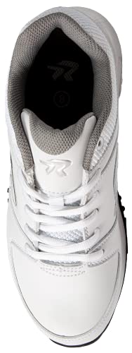 Ringor - Women's Flite Turf Softball Shoe (8.0 - White/Silver) #TOP2