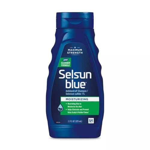 Selsun Blue Moisturizing with Aloe Dandruff Shampoo 11 oz (Pack of 3)
