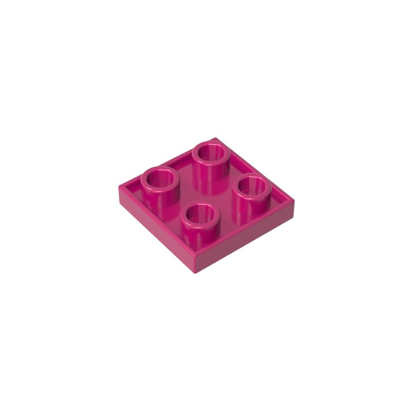 GDS-90248 2x2 Double-Sided Plate MOC Building Blocks, Magenta, 50 PCS — image 1