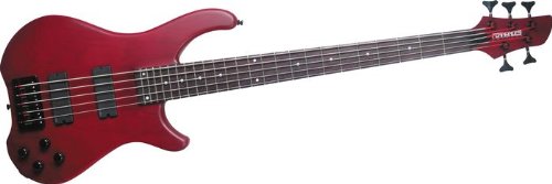 Fernandes Tremor 5 Deluxe 5 String Electric Bass - Wine Red Satin