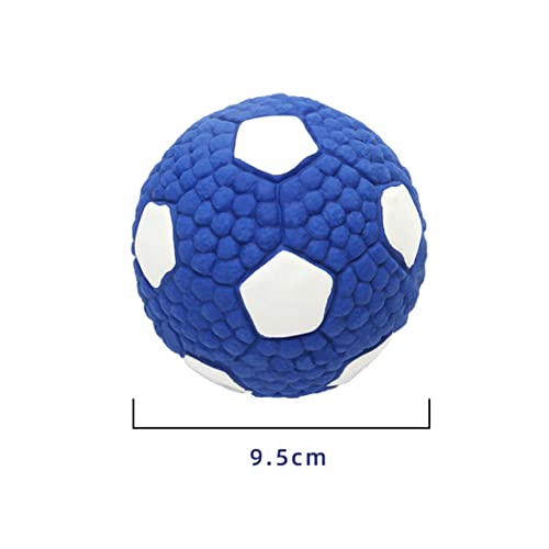 Pacote com 4 brinquedos macios para cães de estimação, bolas de brinquedo para cães com barulho, bol