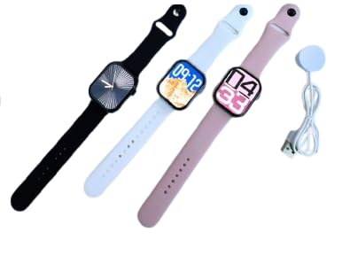 Smartwatch Fitness Tracker with Heart Rate Monitor Bluetooth Connectivity Connected Devices Wearable Technology Smart Watch-003 Pack of 3