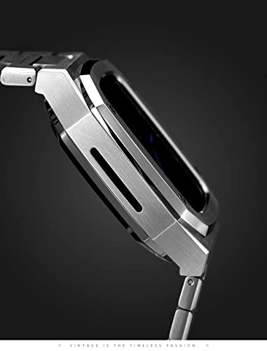 Kit Mod en métal pour iWatch Series 7 et SE | Armure acier antichoc