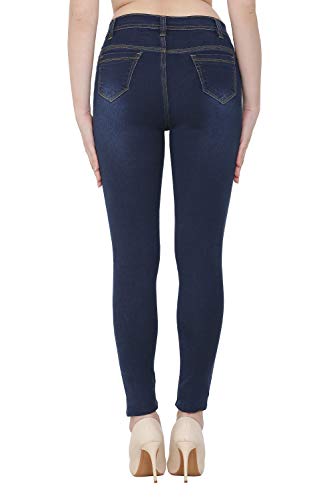 Image of Nifty Women's Denim Stretchable Slim Fit Color Jeans