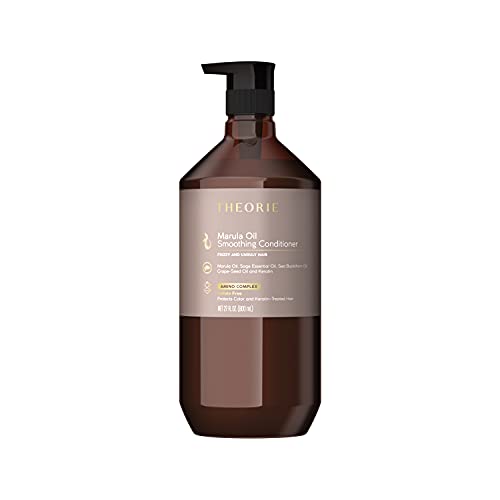 theorie conditioner - THEORIE Marula Oil Smoothing Conditioner- Controls Frizz & Smooths Hair with Marula Oil, Sea Buckthorn Oil & Grape Seed Oil, Sulfate-Free, Gluten-Free, Suited to All Hair Types, 800 ML