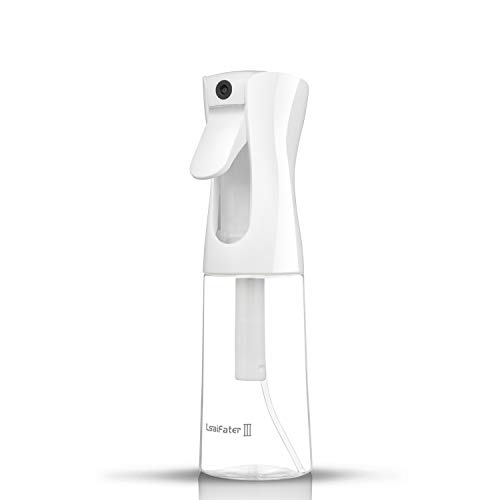 Spray Bottle for Hair, Continuous Water Mist Trigger Sprayer for Hair Styling, Plants, Cleaning (5oz, Transparent)