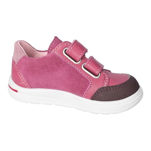 RICOSTA Pepino Jamie Fuchsia Kids Shoes, Suede Leather, Riptape Fastening, Medium Width4