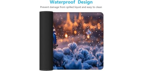 Mousepad grande para evitar el dolor de muñeca y proteger el escritorio 7