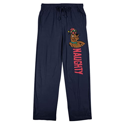 Scooby Doo Naughty Men's Navy Sleep Pajama Pants